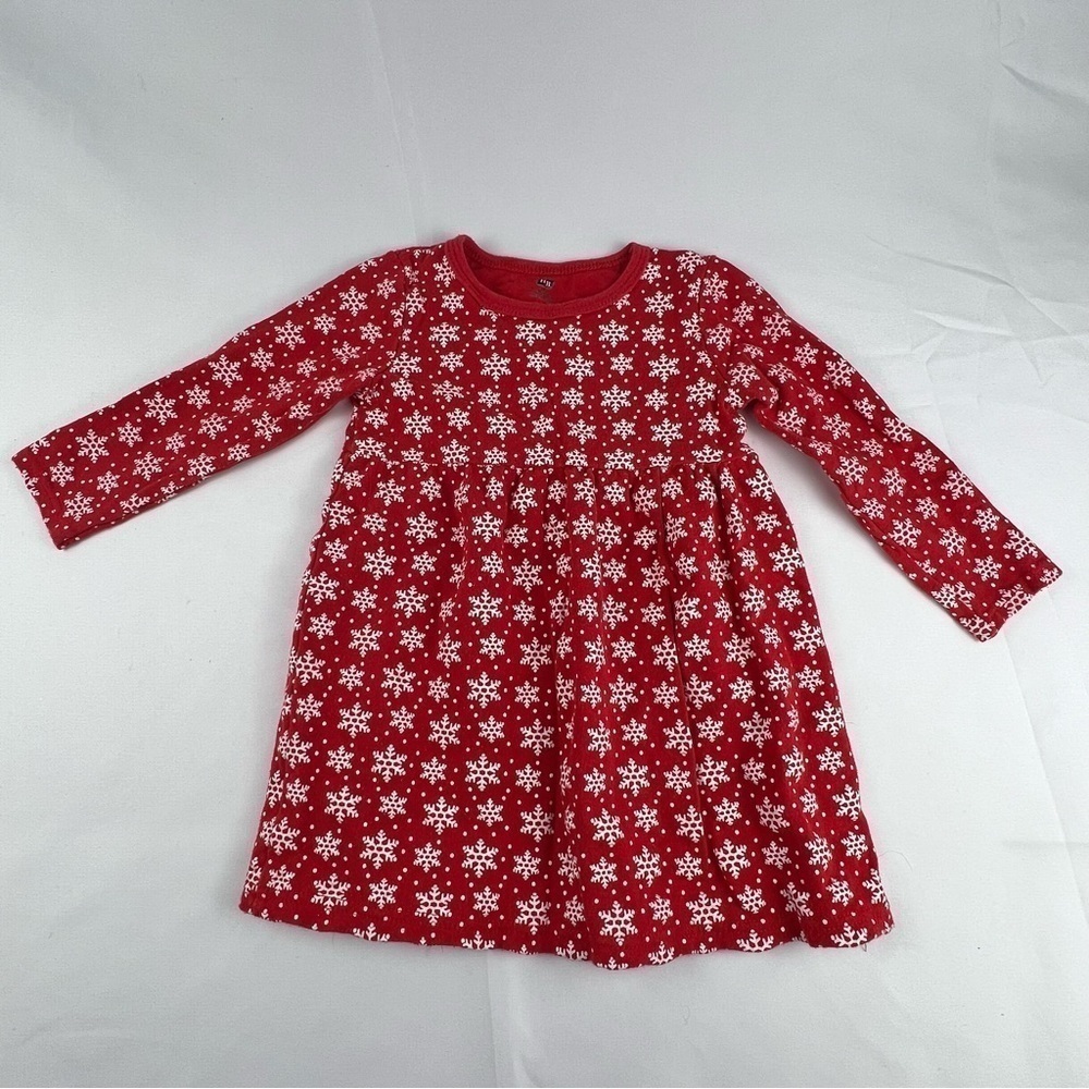 Hudson Baby - Red Snowflake Dress - 4T